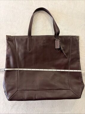 Coach Brown Leather Tote Bag